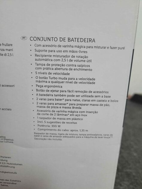 Máquina Batedeira - NOVA. Robots cozinha