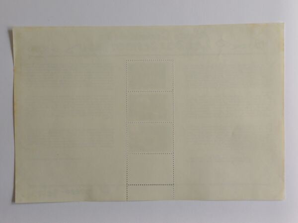 Bloco Centenário da Lei das Sesmarias, 1976. Selos