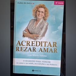 ACREDITAR REZAR E AMAR. Livros