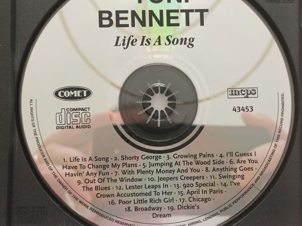 CD – Tony Bennett – Life Is A Song . Vinil, CDs