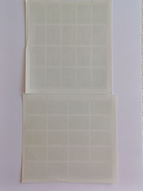 Filatelia - Grécia 2 folhas - Mercado Comum e Elei. Selos