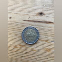 Moeda de 2€ da Grécia de 2002. Moedas. Sintra.      Português Euros