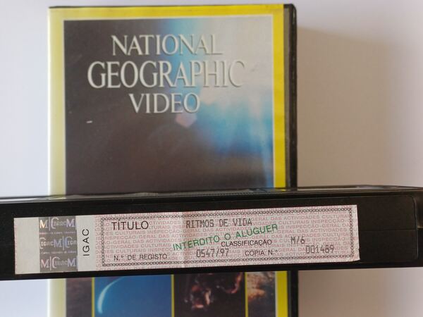 Cassete VHS National Geographic – Ritmos de vida. Filmes e DVDs