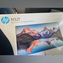 Monitor HP novo sem tirar da caixa . Televisores. Maia. 32 polegadas  Full HD   Novo / Como novo Fino