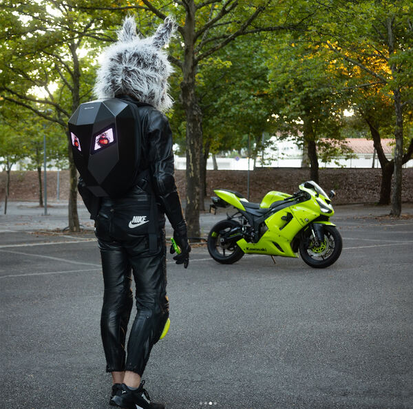 Mochila Motard Led. Cases e Malas de Moto