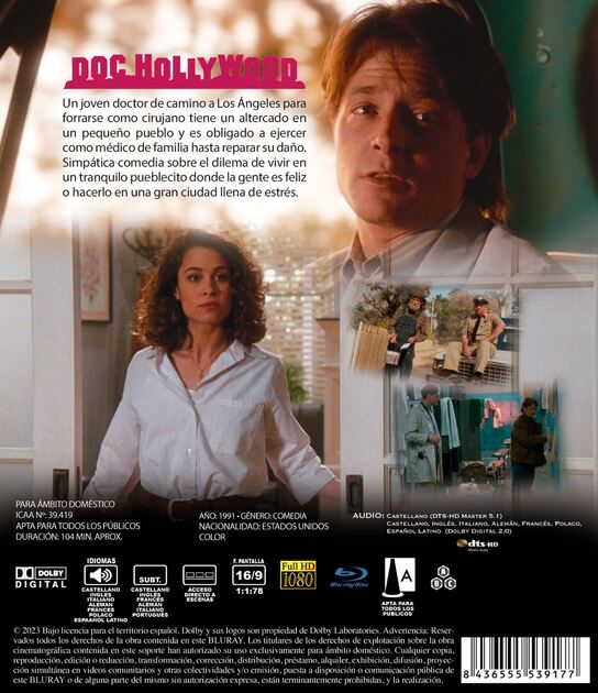 Doc Hollywood/Doutor Sarilhos (Blu-Ray). Filmes e DVDs