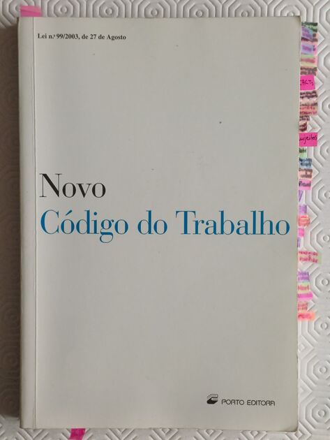 Novo Código do Trabalho, 2004 . Livros