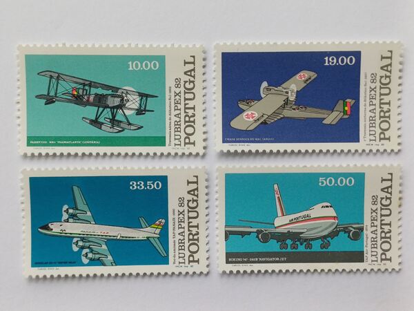 FILATELIA - Portugal - Lubrapex 82, 1982. Selos