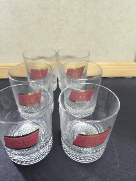 Copo de whisky red label (6ud). Pratos