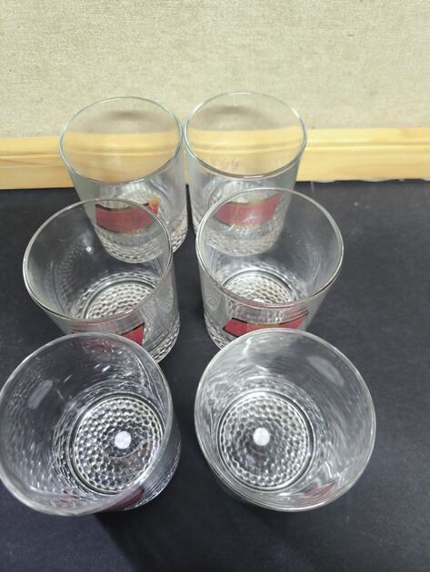 Copo de whisky red label (6ud). Pratos