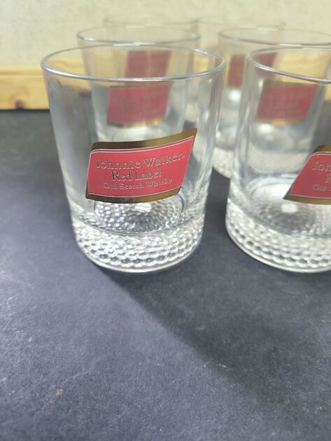 Copo de whisky red label (6ud). Pratos