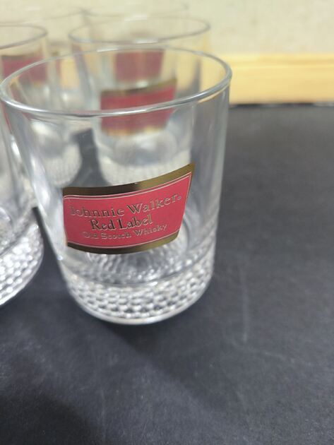 Copo de whisky red label (6ud). Pratos