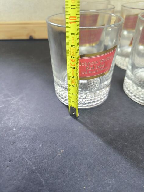 Copo de whisky red label (6ud). Pratos
