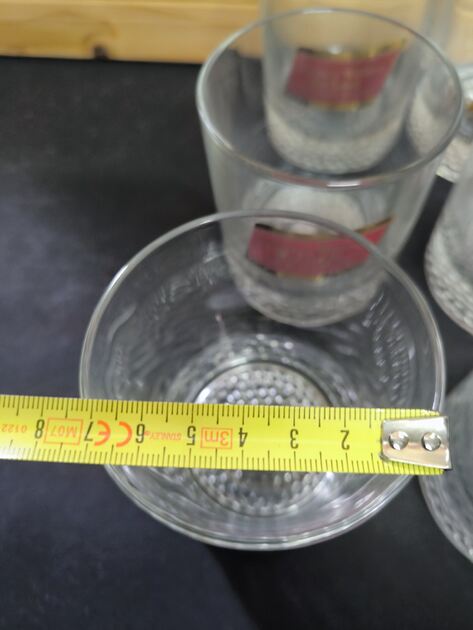 Copo de whisky red label (6ud). Pratos