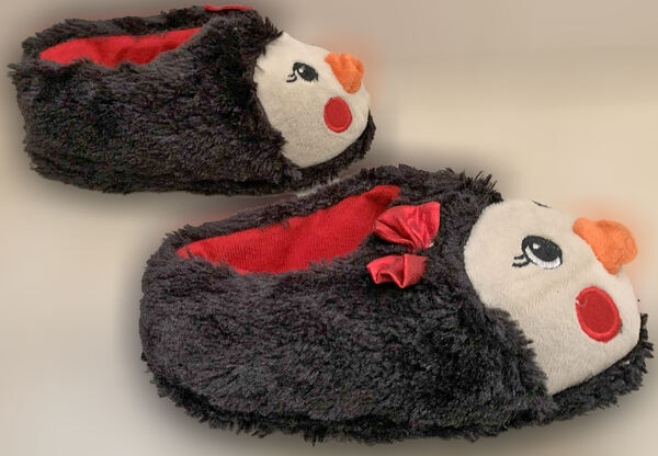 Pantufas de Criança Unissexo, Pinguim, como Novas. Outros