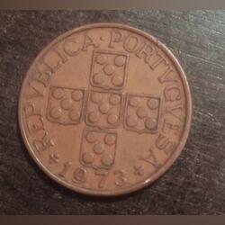 moeda de 1 escudo . Moedas. Lourinhã.      Português