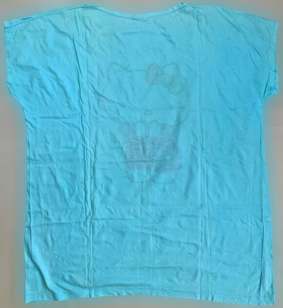 Túnica de Praia, Azul Hello Kitty, como Nova. T-shirts femininas