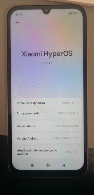 REDMI 15c 256GB/8RAM NOVO. Telemóveis