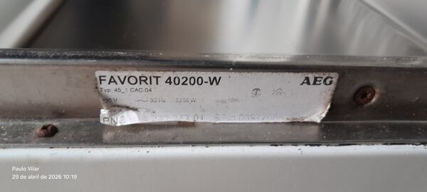 Máquina de lavar loiça AEG. Máquinas de Lavar Loiça