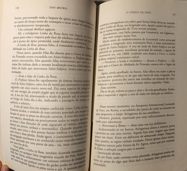 O Código Da Vinci - Dan Brown. Livros