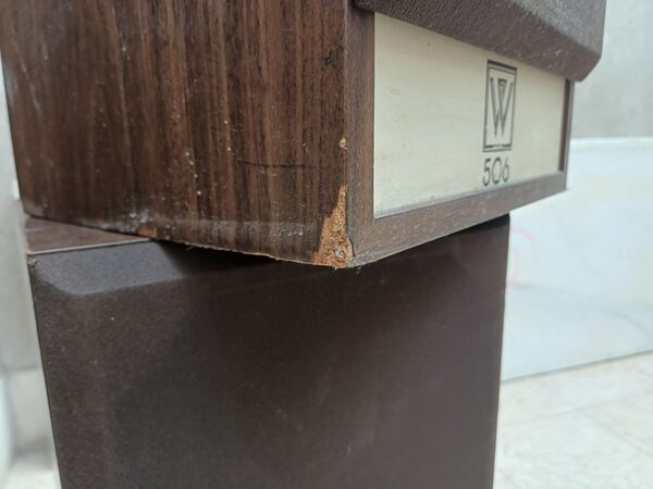 Colunas Vintage Wharfedale W506, com capas . Outros Home Audio