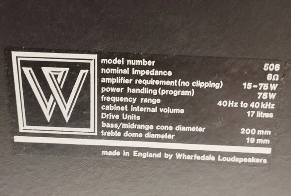 Colunas Vintage Wharfedale W506, com capas . Outros Home Audio