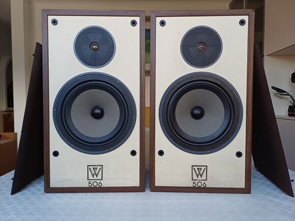 Colunas Vintage Wharfedale W506, com capas . Outros Home Audio