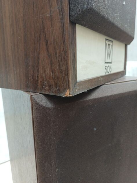 Colunas Vintage Wharfedale W506, com capas . Outros Home Audio