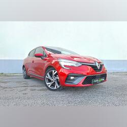 Renault Clio 15DCi RSLine 115Cv. Carros. 2020   83.824 km Manual Diesel 115 cv 5 portas Vermelho ABS Ar condicionado Farol LED Vidros eléctricos Cruise control adaptativo Sistema de navegação Volante multi-funções