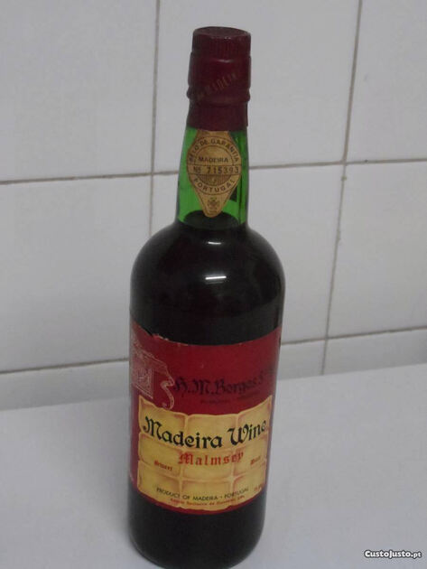 Vinho da Madeira Malmsev Doce 0,75 cl e 18%. Alimentos e bebidas
