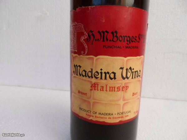 Vinho da Madeira Malmsev Doce 0,75 cl e 18%. Alimentos e bebidas