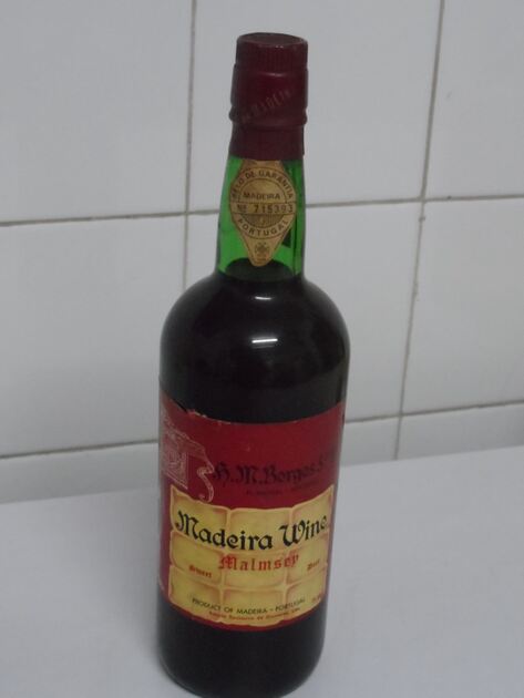 Vinho da Madeira Malmsev Doce 0,75 cl e 18%. Alimentos e bebidas