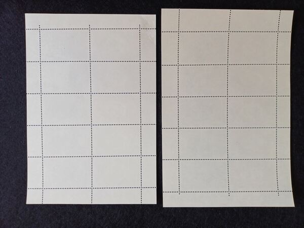 Roménia – 2 Mini folhas Intereuropeana, 1973. Selos