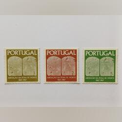 1º Centenário da abolição da pena de morte, 1967. Selos