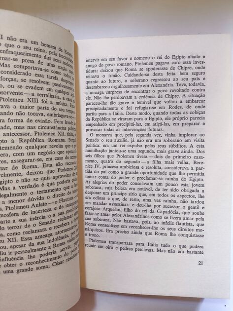A Vida de Cleópatra - Auguste Bailly. Livros