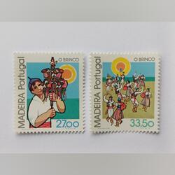 Madeira, etnografia regional - O Brinco, 1982. Selos