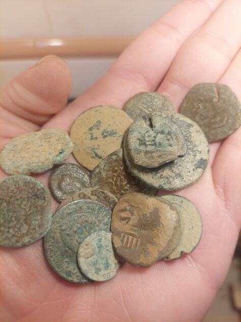 Lote 20 moedas romanas e medievais. Moedas