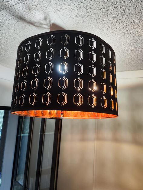 Candeeiro de Teto modelo Nymo da IKEA, marrom e cobre . Candeeiros