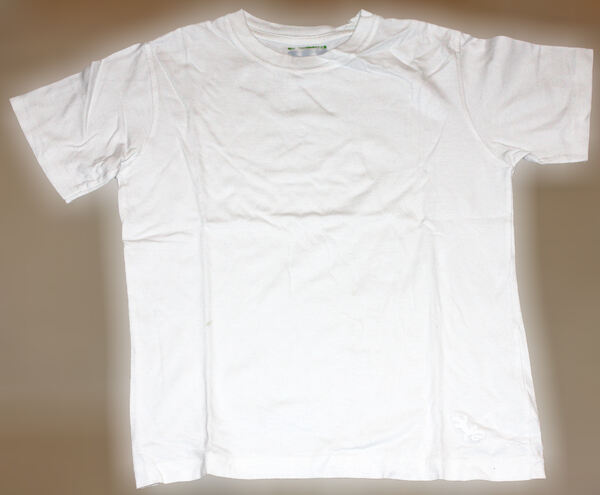 T-Shirt de Criança Unissexo, Branco, Nova. Camisas e T-shirts