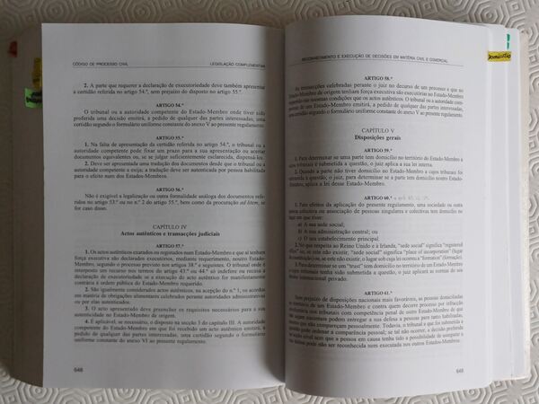 Código de Processo Civil, 2002 . Livros