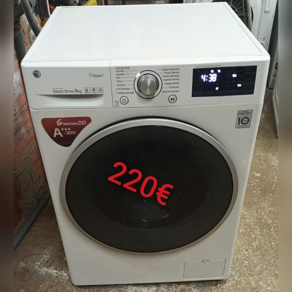 Máquina de lavar roupa da LG 9kg . Máquinas de Lavar Roupa