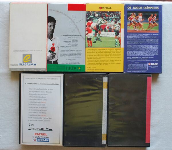 Cassetes VHS – Desporto e Automóvel. Filmes e DVDs