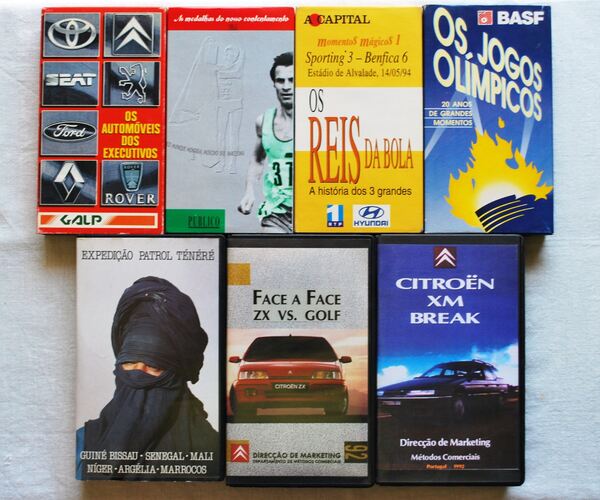 Cassetes VHS – Desporto e Automóvel. Filmes e DVDs
