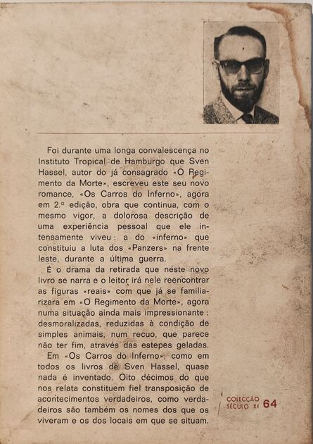 Os Carros do Inferno - Sven Hassel. Livros