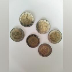 Moedas raras de 2€ raras. Moedas