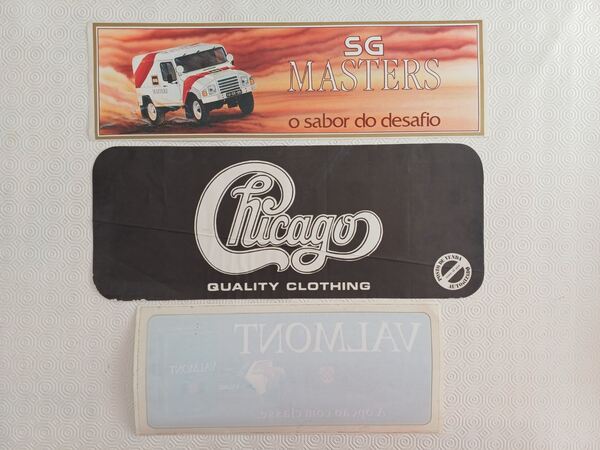 Autocolante Chicago grande formato, anos 80 . Outras Artes e Coleccionismo