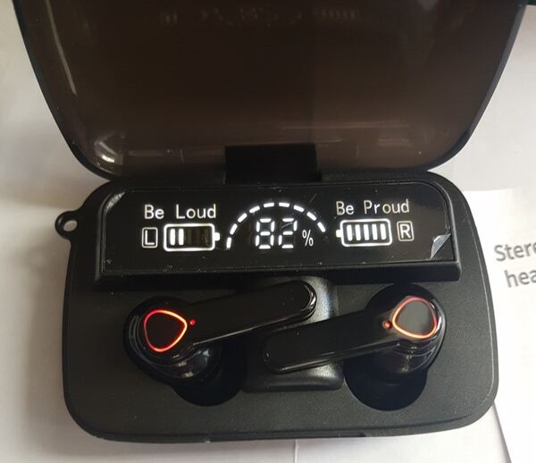 Auscultadores Bluetooth Sem Fios TWS - Modernos, C. Auscultadores