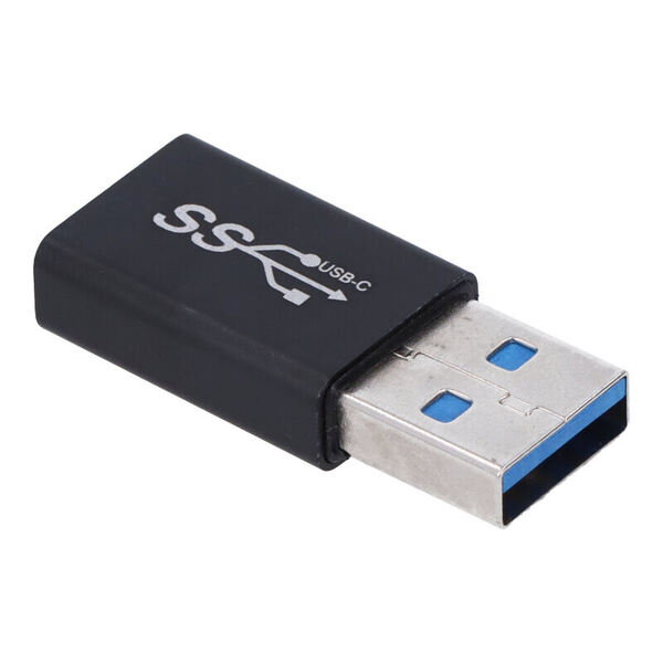 Adaptador de 5 Gbps tipo C (fêmea) USB 3.0 (macho). Adaptadores