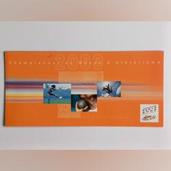 Souvenir Campeonato do Mundo de Atletismo, 2003. Selos