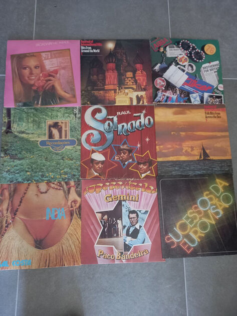 Lote 141 discos vinil. Vinil, CDs